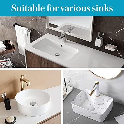 DOITOOL Bathroom Sink Drain Stopper with Hair Catcher