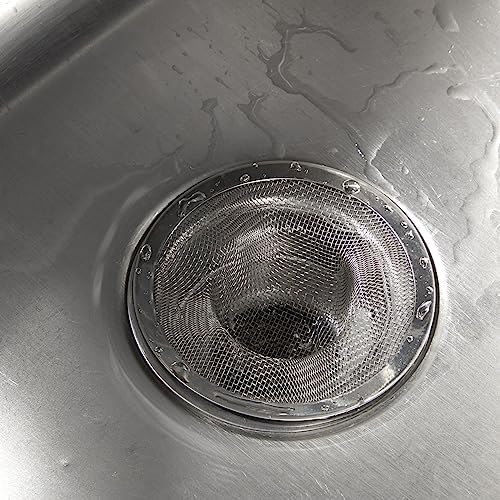 Juvale 4-Pack Stainless Steel Sink Strainers
