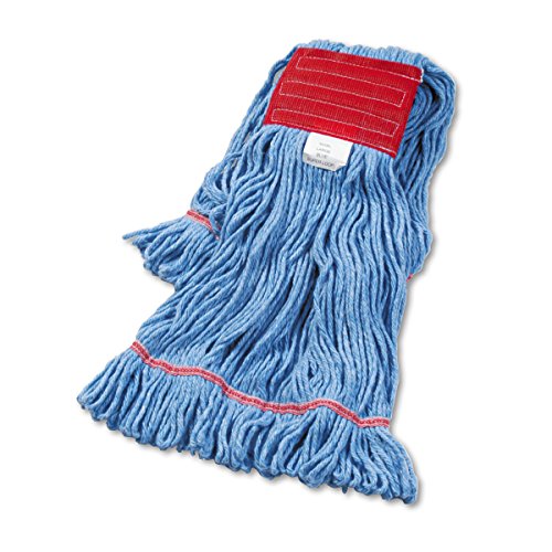 Boardwalk BWK503BLCT Super Loop Wet Mop Head Blue Case of 12