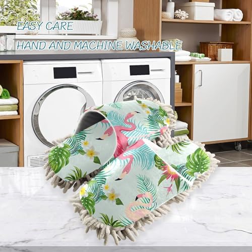 Sinestour Flamingo Mop Slippers for Floor Cleaning 1