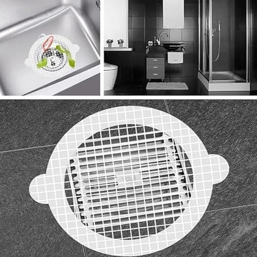PERZOE Disposable Hair Catcher 1030 Pack for Drains Sinks Bathtubs
