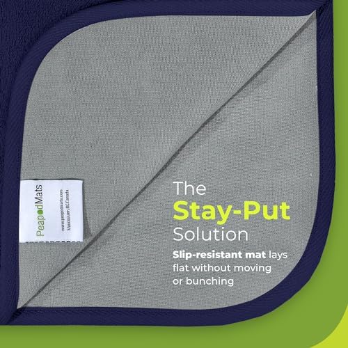 PeapodMats Waterproof Bed Mat - Reusable Underpad for Kids Adults