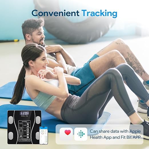 Smart Digital Body Fat Scale with Bluetooth Connectivity