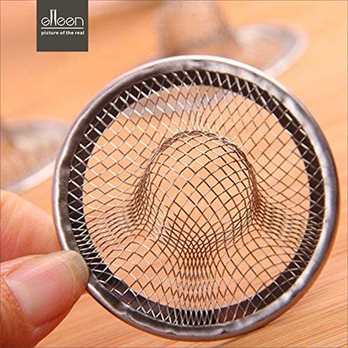 GXONE Drain Hair Catcher Mesh Metal Sink Strainer Set of 2