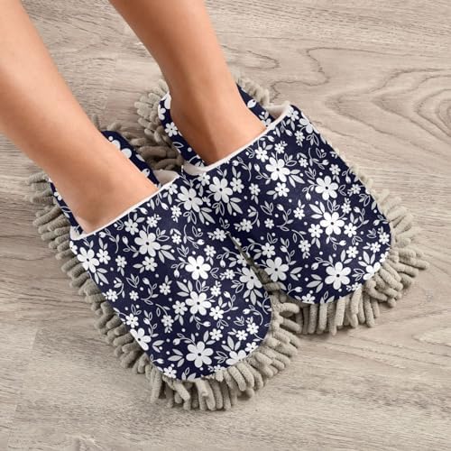 Kigai Microfiber Slippers with Floral Design - L Size
