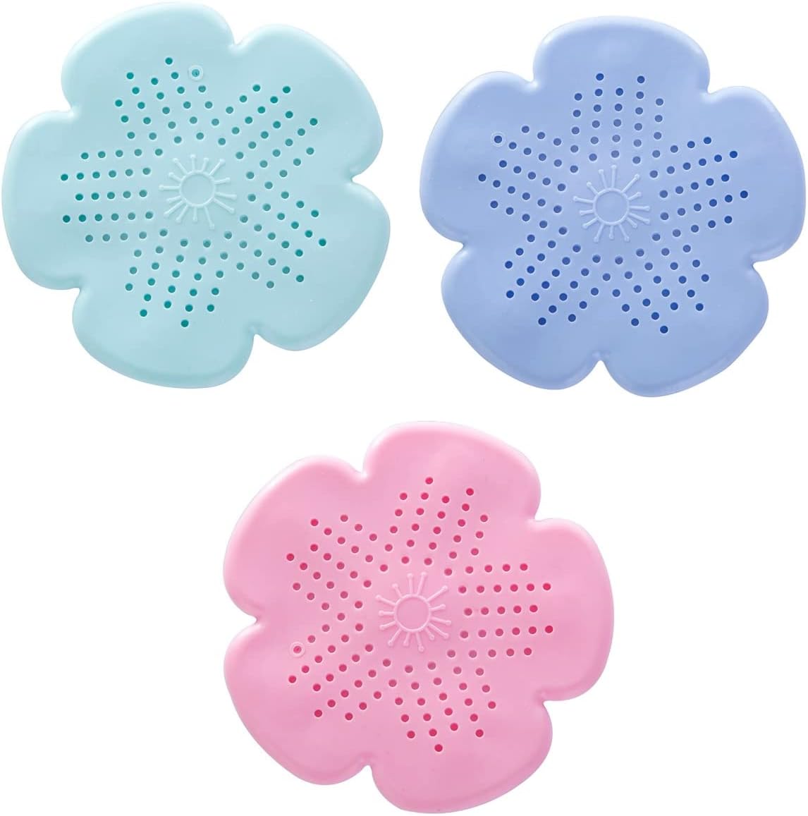 Creative Cherry Blossom Silicone Drains for Kitchen and Bath