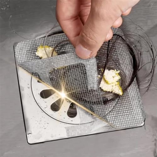 30PCS Disposable Hair Drain Stickers for Bathrooms and Kitchens