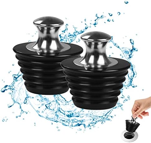 SYIPO 2 Pack Universal Metal Bathtub Stopper