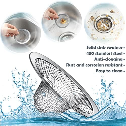Shimeyao 100 Pcs 275 Mesh Sink Strainers