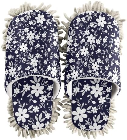 Kigai Microfiber Slippers with Floral Design - L Size