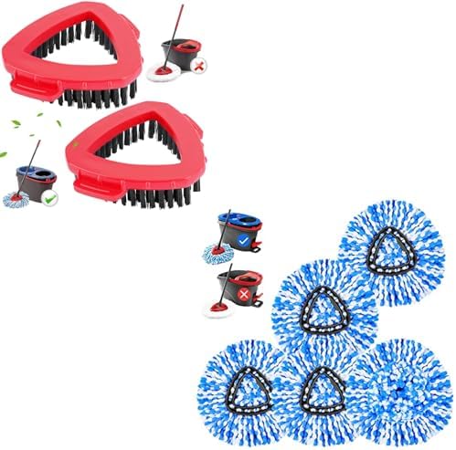 KEEPOW 5 Pack Mop Head Replacement Set