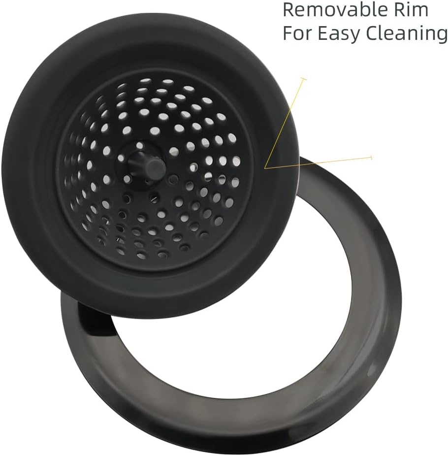 MW-NIHOLA 2PCS Sink Strainers Flexible and Rust Free