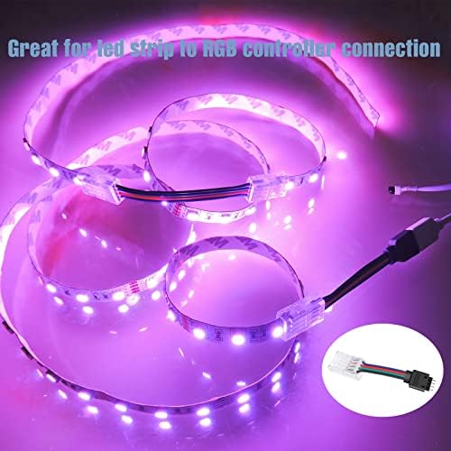 GXILEE 12V LED Power Supply and Remote Controller with 4 Pin Connectors