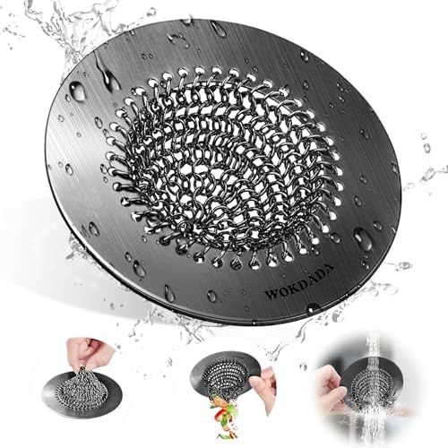 Wokdada Black 304 Stainless Steel Sink Strainer