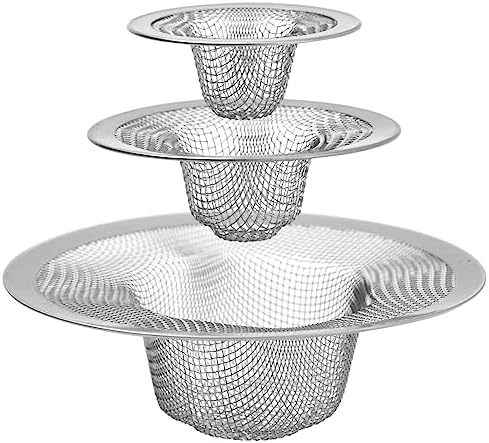 Juvale 4-Pack Stainless Steel Sink Strainers