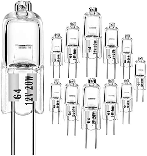 EKSAVE G4 20W Halogen Bulbs 12V 12 Pack Dimmable