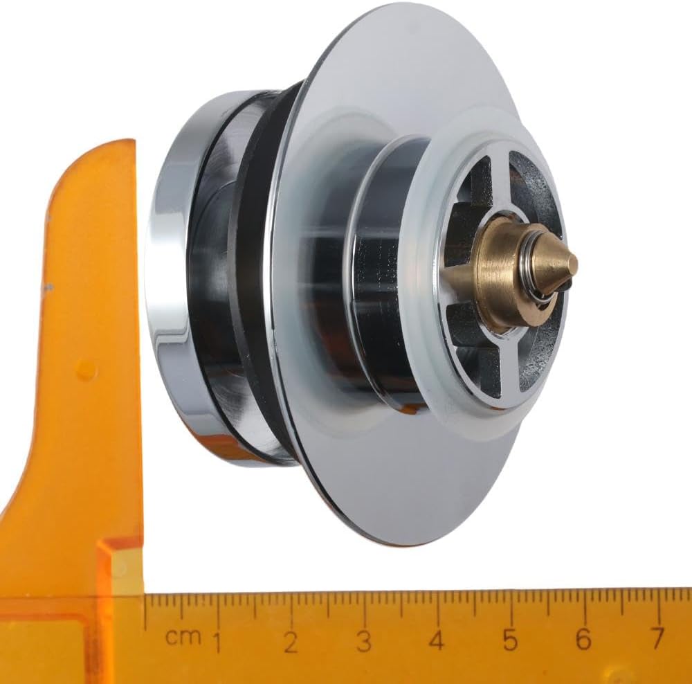 Universal Chrome Bathtub Drain Stopper with Tip Toe Design