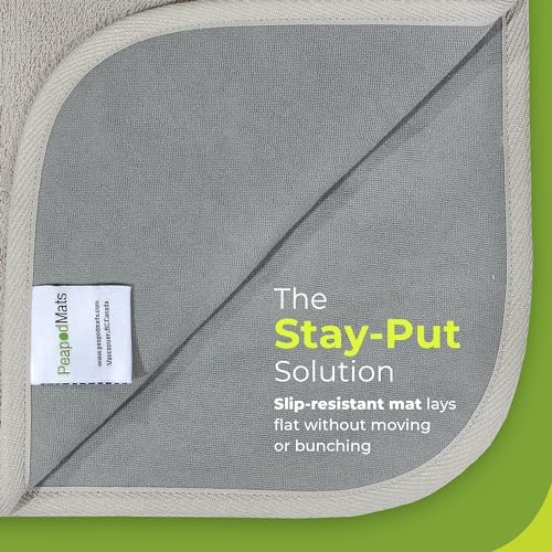 PeapodMats Waterproof Bed Mat - Reusable Underpad for Kids and Adults