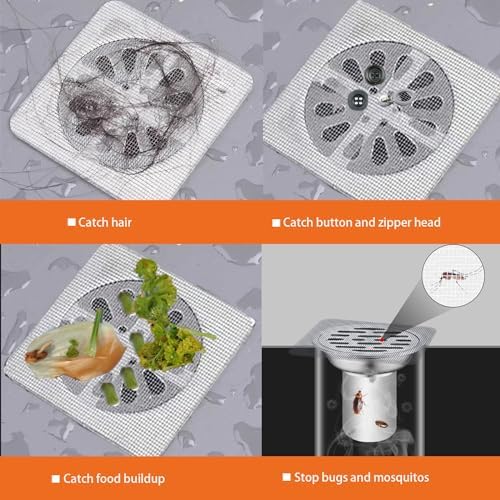 30 PCS Drain Hair Catcher Set for Kitchen Bathroom