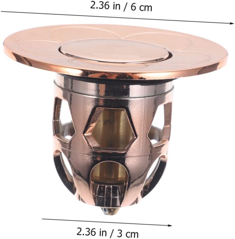 Yardenfun Copper Sink Drain Plug 2pcs Bathroom Accessories