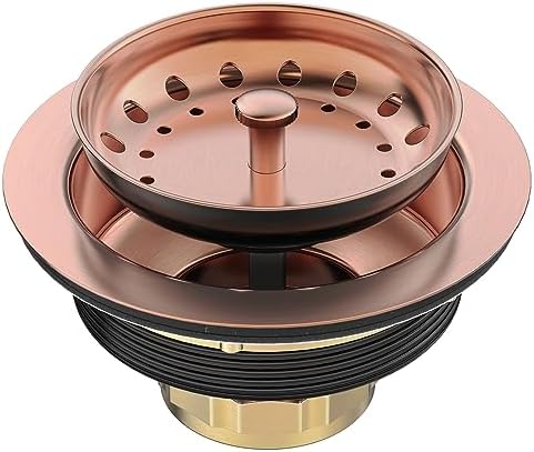 BOTEMY Stainless Steel Copper Sink Strainer Kit 35 Inch
