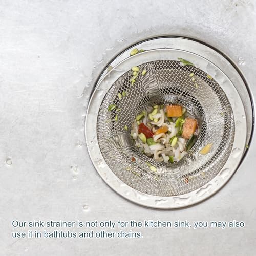 Uxcell 2Pcs Kitchen Sink Drain Strainer