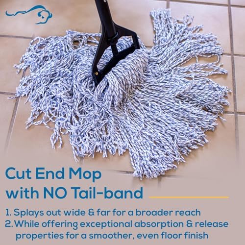 KLEEN HANDLER Cut End Finish Mop Replacement Head