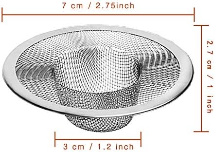 4pcs Heavy Duty Stainless Steel Kitchen Sink Strainer