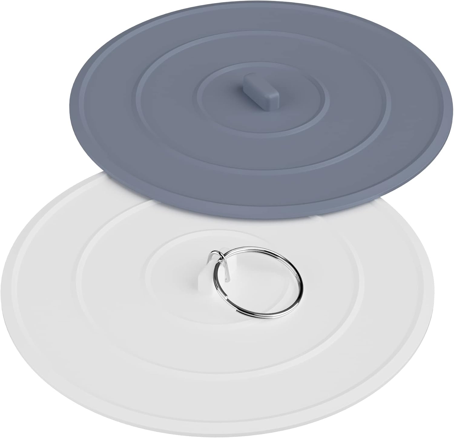 Hibbent 2 Pack Suction Sink Stopper Set