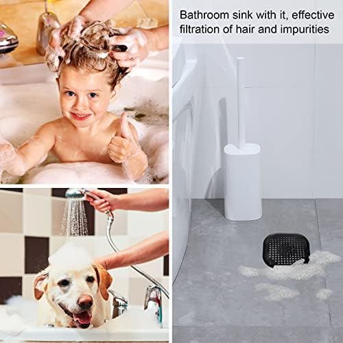 Philbinden 2-Piece Shower Drain Hair Catcher with Suckers