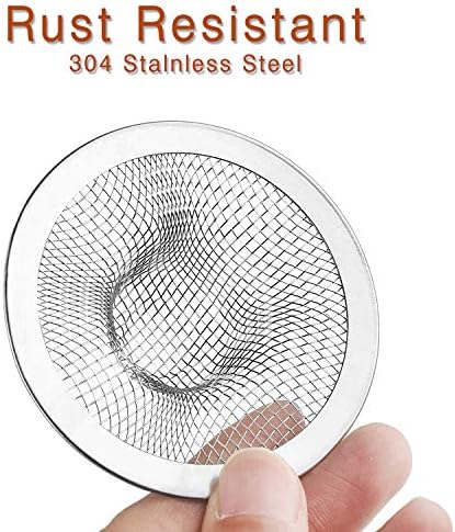 4pcs Heavy Duty Stainless Steel Kitchen Sink Strainer
