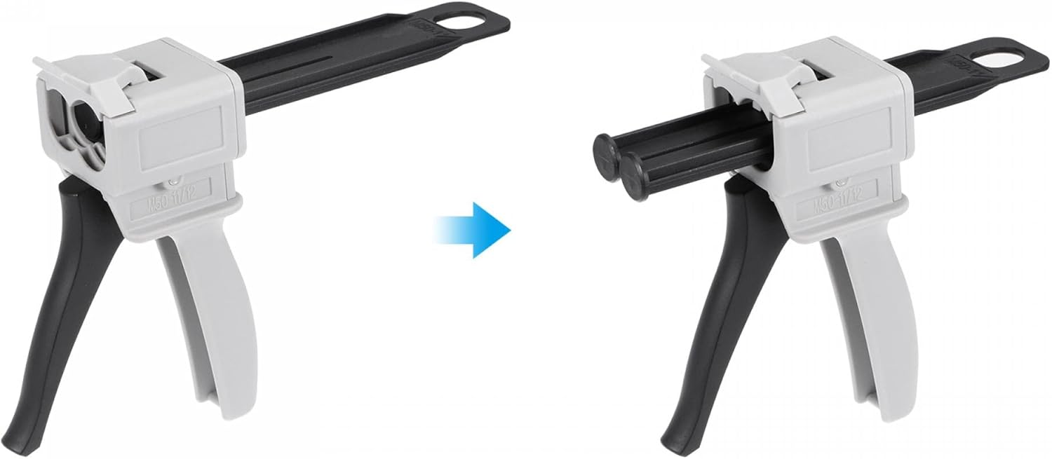 uxcell 50ml Epoxy Resin Mixing Dispenser Gun 11 Ratio