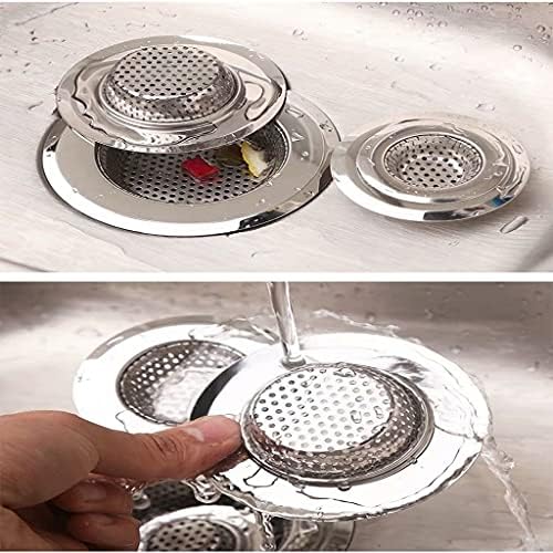 JYYHSF 4Pcs Stainless Steel Drain Hair Catcher for Kitchen and Bathroom