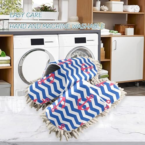 Sinestour Wavy Mop Slippers for Floor Cleaning