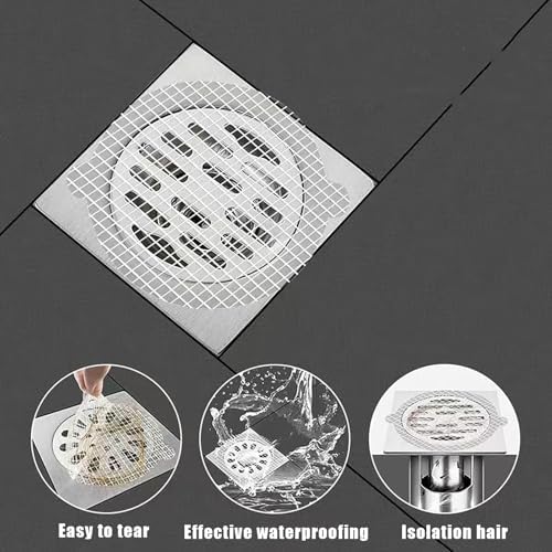 30 PCS Drain Hair Catcher Stickers for Bathroom Kitchen