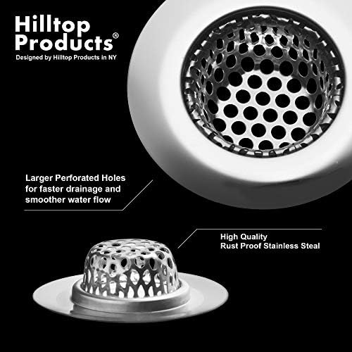 2 Pack Stainless Steel Sink Strainers 2125 Top 1 Basket
