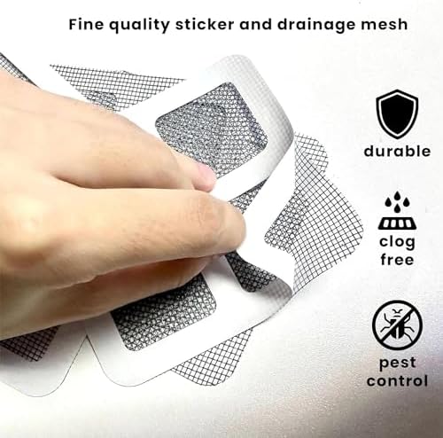 CVSN 30pcs 4 X 4 Disposable Shower Drain Cover Strainer Hair Catcher