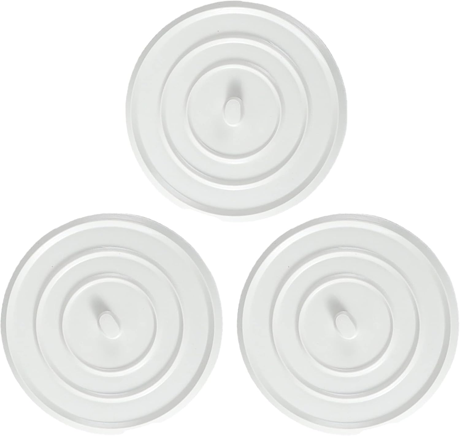 3 Pack 45-Inch Universal Silicone Drain Stopper Plug 1