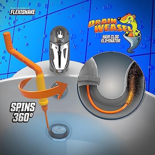 FlexiSnake Drain Weasel Tool with 5 Lemon Scent Pods