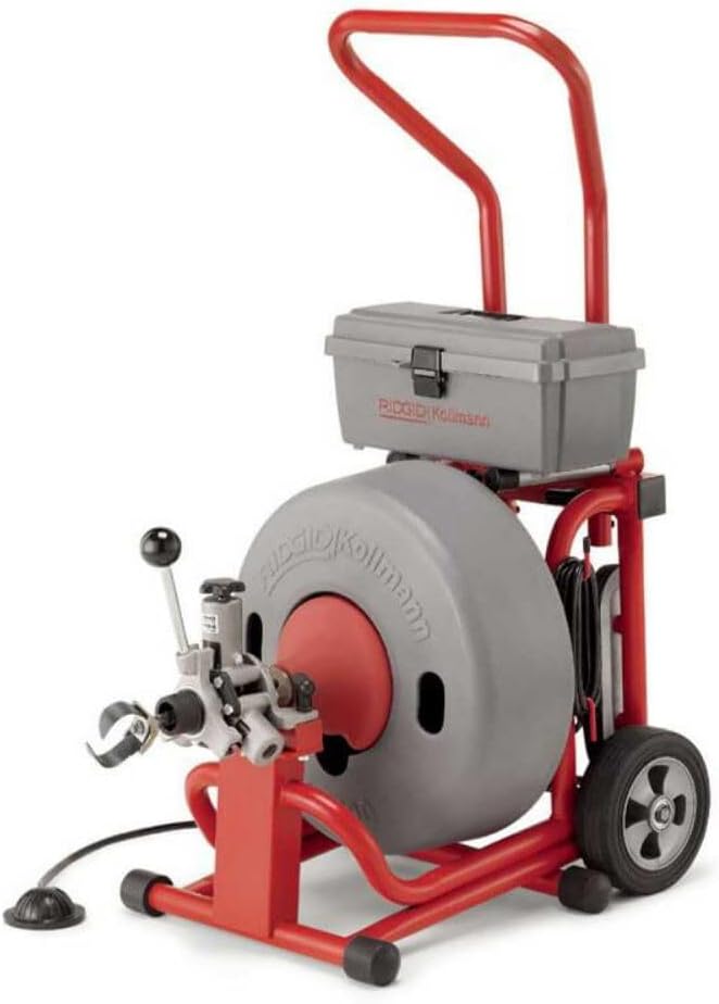 RIDGID K-6200 115V Drum Auger with Pigtail
