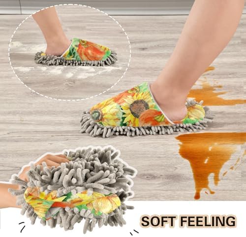 Sinestour Microfiber Mopping Slippers for Floor Cleaning 1