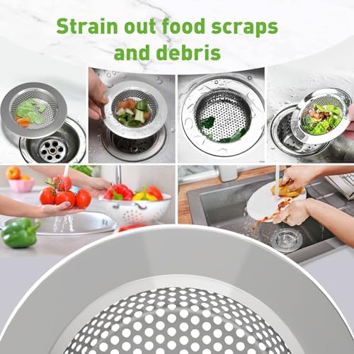 CasaCulina 3PCS Kitchen Sink Drain Strainer