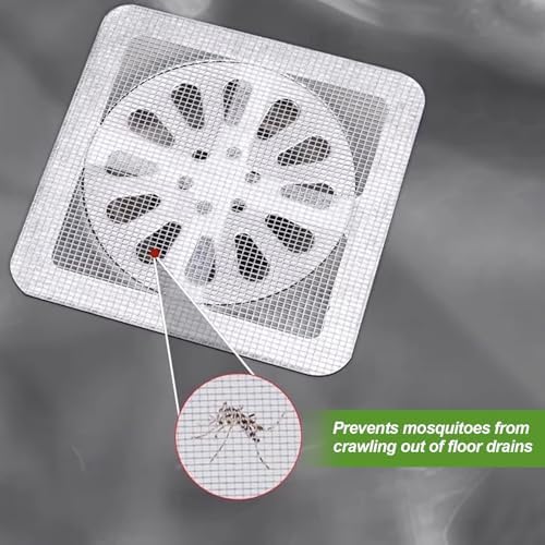 Qilucky 20PCS Disposable Shower Drain Hair Catcher