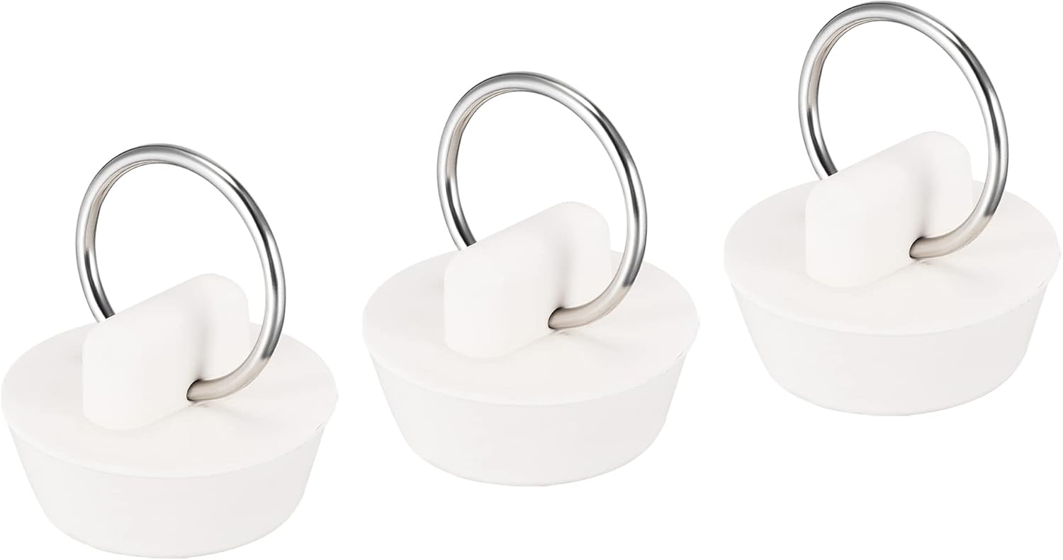 Uxcell Rubber Sink Plug 3pcs for 1 to 1-116 Drains