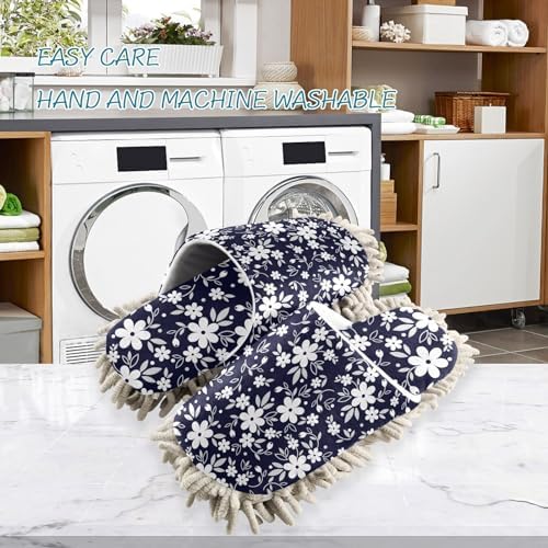 Kigai Microfiber Slippers with Floral Design - L Size
