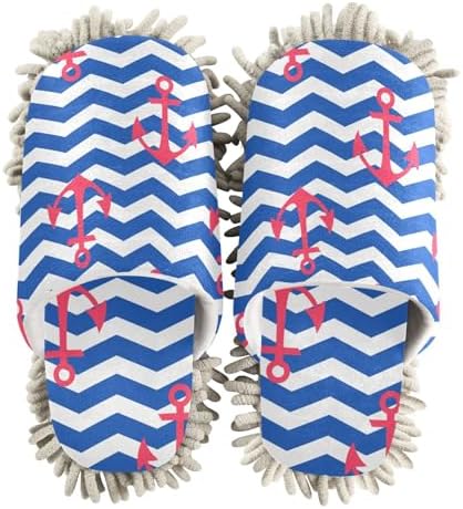 Sinestour Wavy Mop Slippers for Floor Cleaning