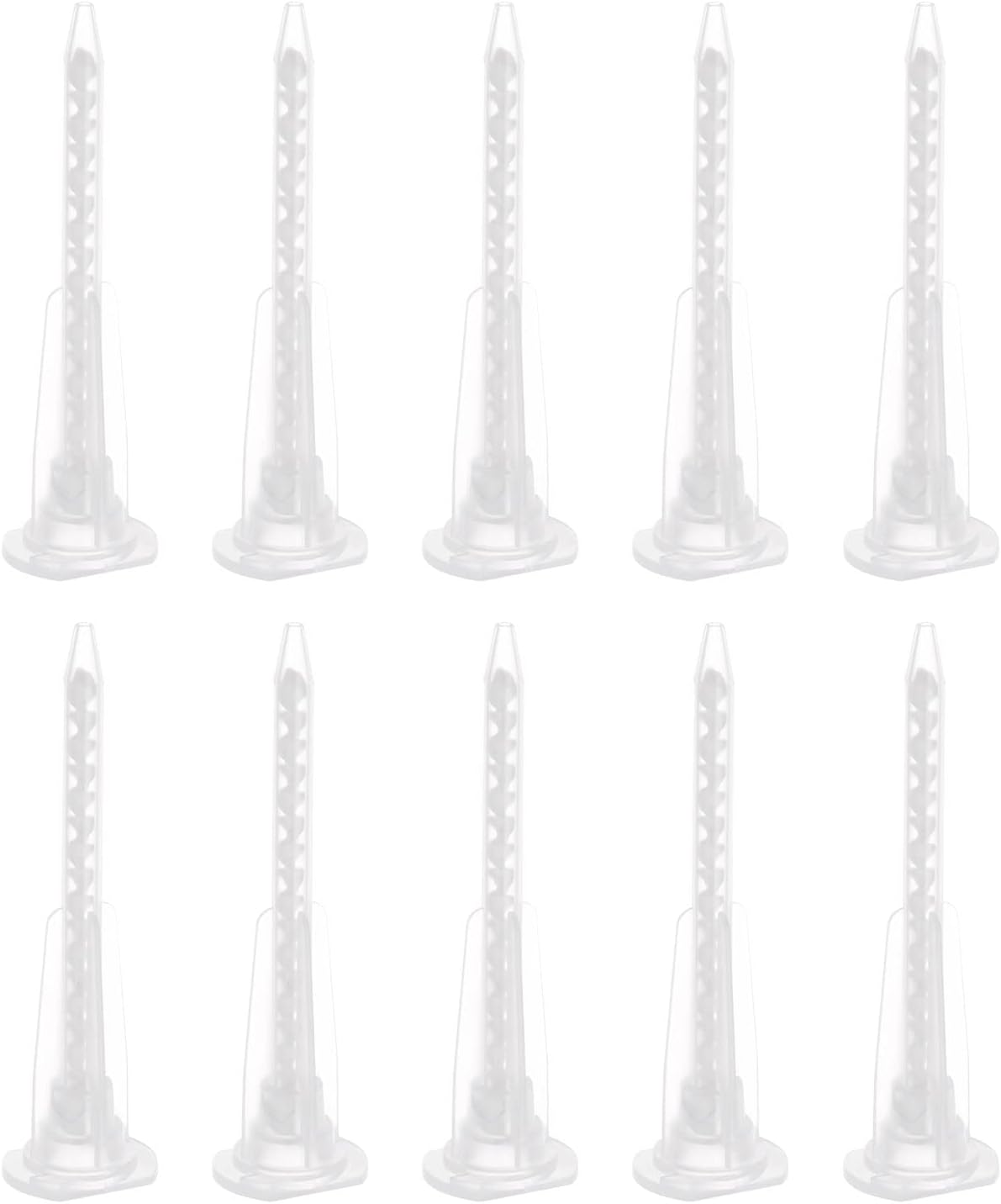Uxcell 10 Pcs Epoxy Tubes with Static Mixer and 244-inch Nozzle