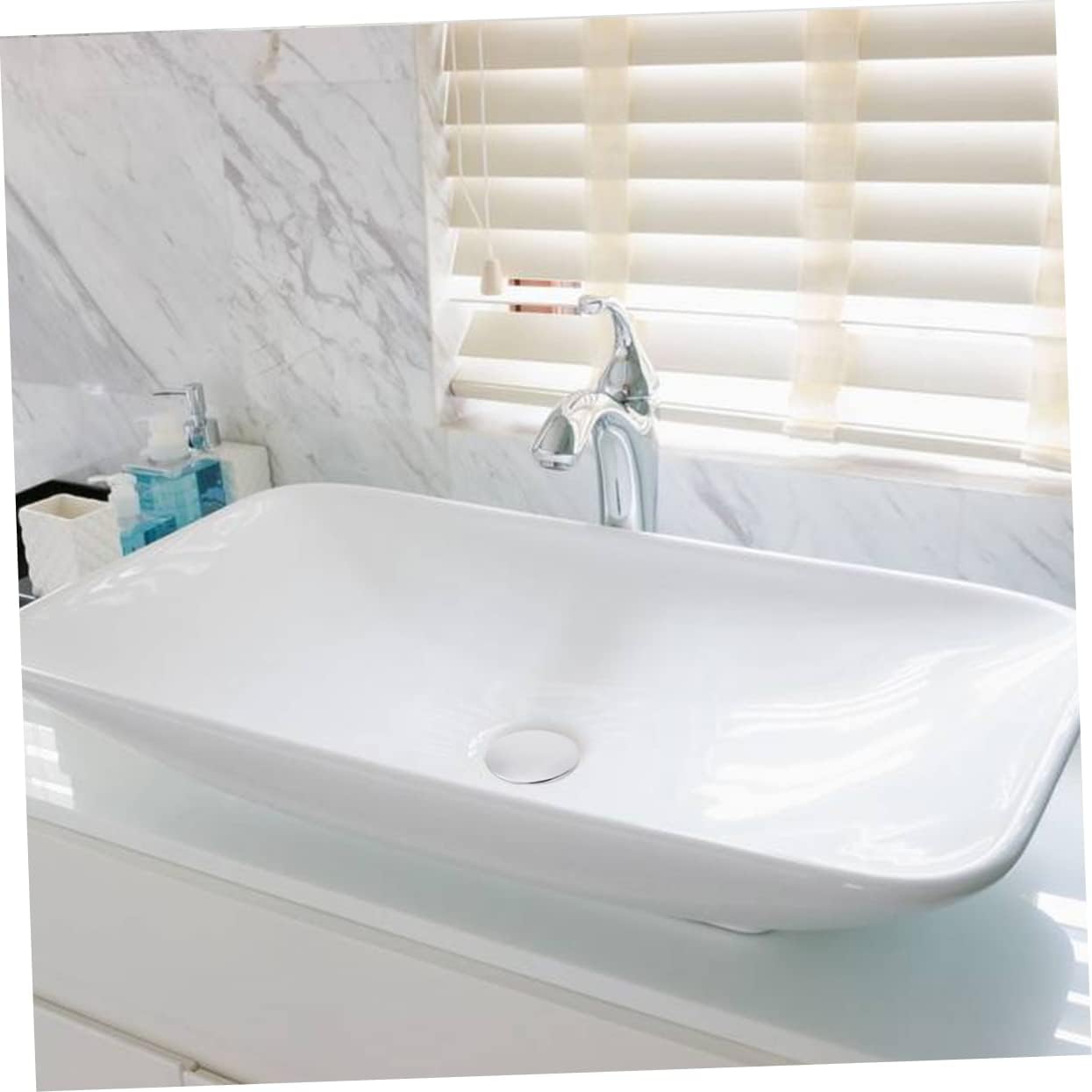 HOUDERCO Zinc Alloy Pop-up Drain Cover for Bathtub and Bathroom