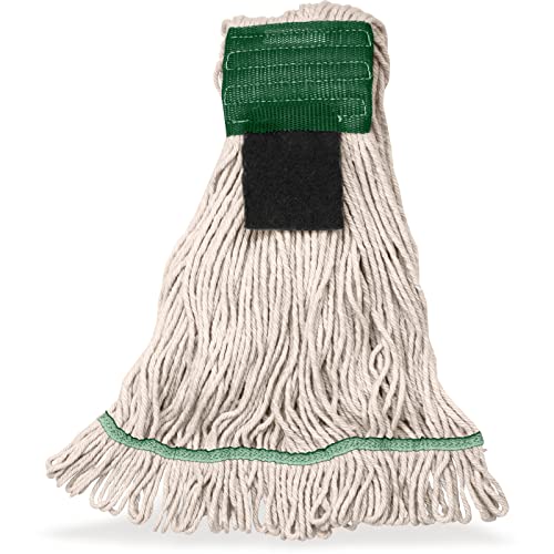SPARTA Flo-Pac Acrylic Mop Head Replacement 5 Green Band with Scrubber