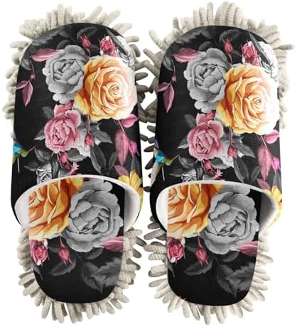 Sinestour Hummingbird Mop Slippers for Floor Cleaning 1